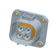 4芯4~6平方塑胶高压互锁屏蔽连接器